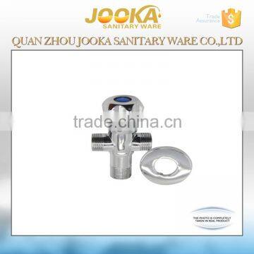 popular design two-way brass water faucet angle ball valve