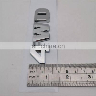 Plastic Custom 4WD SR5 Chrome Letter Car Decoration Emblem Badge Sticker photo-5