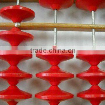 Teacher Abacus 15 Rods Red Bead photo-2