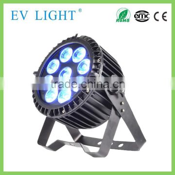 9pcs RGBWA-UV high efficiency 15W waterproof 6 in 1 led beam light