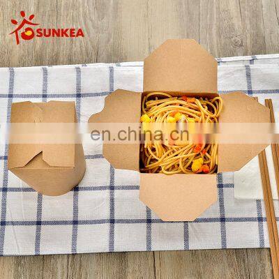 Wholesale price Kraft paper noodles packaging boxes