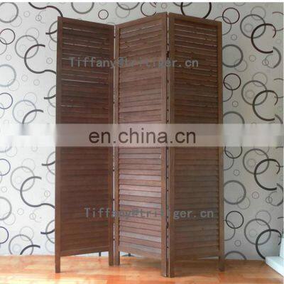 New wooden room divider folding screen for sale