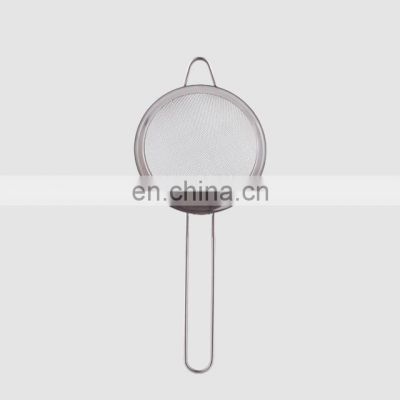 Creation bar accessory tools stainless steel conical mesh ice bucket function of strainer colander