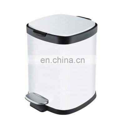 Indoor 6L 12L 20L Stainless Steel Hotel Room Trash Can and Office Household Kitchen Trash Can and Waterproof Bathroom Trash Can photo-2