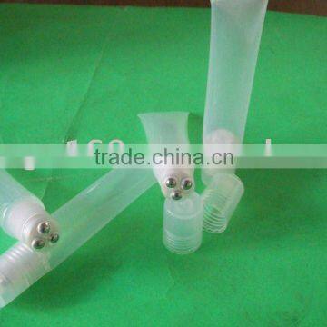 19mm New mold export plastic with three ball soft tube for packaging Plastic soft cosmetic tube