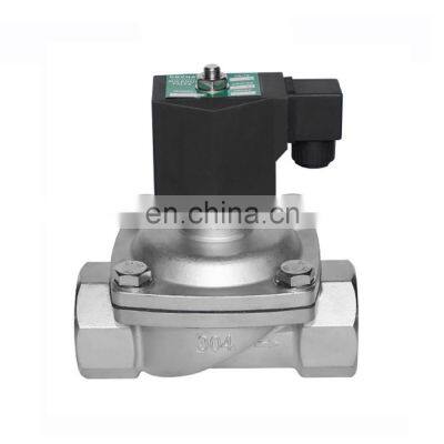 Direct Acting Ss304 Ss316  24V 12V Stainless Steel Water Solenoid Valve