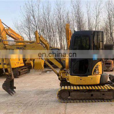 Second hand pc35 komatsu mini excavator