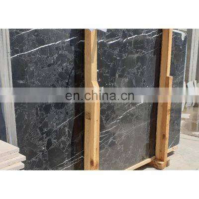 Best Quality Nero Marquina Black Marble Slab Outdoor and Indoor Construction Projects Made in Turkey Model Code CEM-SLB-68