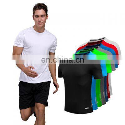 Custom Drop Hem Gym T-shirts Cotton Spandex
