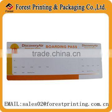 Airline ticket booking,paper boarding pass wholesale