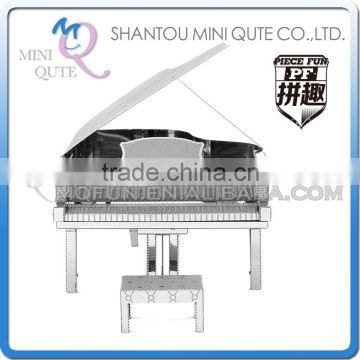 Piece Fun 3D Metal Puzzle musical instrument Grand Piano Adult DIY model educational toys NO GLUE NEEDED NO.PF 9504