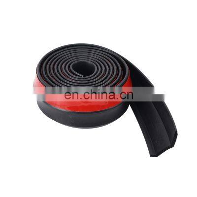 Universal Bumper Protector Bumper Lip Strip Car Side Skirt Car Stickers Car Front Bumper Lip Rubber photo-3