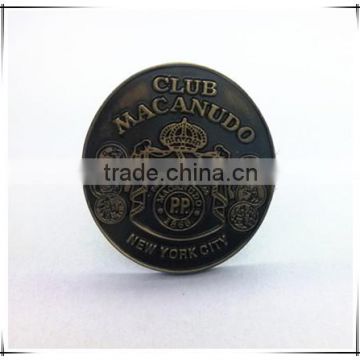 New York club macanudo antique custom retail cufflinks stainless steel cufflink blanks cufflink manufacturer