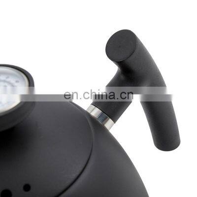 304 Stainless Steel Gooseneck Kettle With Thermometer for Pour Over Coffee & Tea photo-4