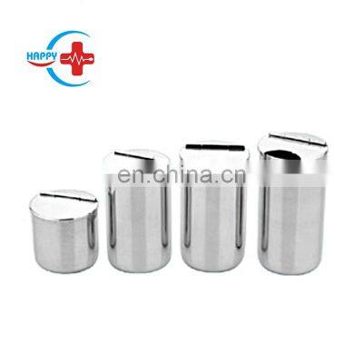 HC-M120 Medical 304 Stainless Steel Sterilization Bottle Dental Round Sterilized Bottles