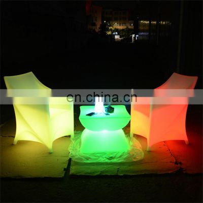 modern luxury sofa bed Factory Direct Sale Led Furniture Combination Sofa tables and chairs events