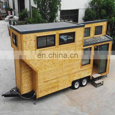 New Australia Standard Prefabricated Trailer Home Tiny House On Wheels Trailer For Living China