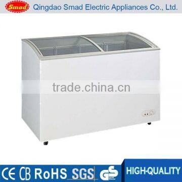 298L Glass Doors Display Freezer for Supermarket photo-1
