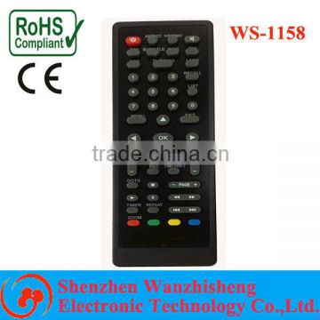 Common small and flat case IR TV remote control for Middle-East, EU, Africa, South America market