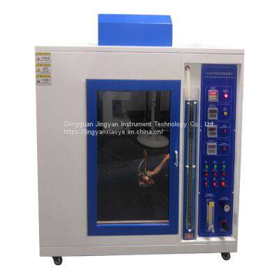 JINGYAN Rubber Flammability Resistance Tester Plastics Flame Test Chamber Burning Test Machine