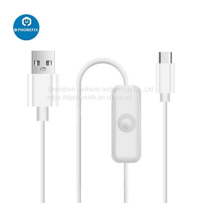 USB Type-C CP666 Enginering Cable With Switch For Chimera Tool Dongle