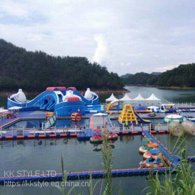 kk Inflatable Commercial Park Water Slide Sport Game in Lake Park Sea Park photo-2