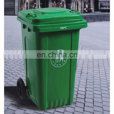 100 Liter Yellow Garbage Dustbin Mobile Rectangular Waste Container Products Plastic Trash Can