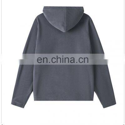 Wholesale Plus Size Polar Fleece Pocket Pullover Hoodie Custom Unisex Warm Long Sleeve Sweatshirts Polyester Hooded For Men photo-3