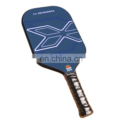 2024 ARRONAX New Arrival Custom Titanium Pickleball Paddle Carbon Friction Surface PP Foam Injection Sports Entertainment