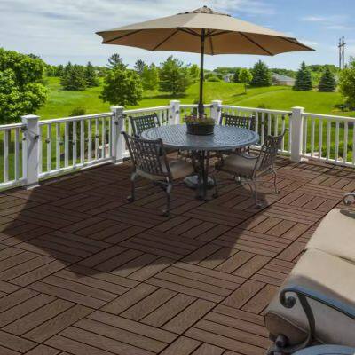 Fireproof Waterproof Outdoor Deck Floor Covering Wpc Outdoor Decking Wpc Outdoor Panel Floor