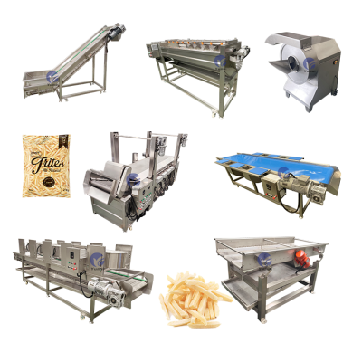 Semi-Fried Potato Wedges Product Make Machine De Fabrication Artisanale De Chips And Coupe Frite Automatic photo-5