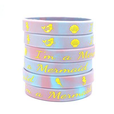 Hot Sale Silicone Wristband Customizable Imprinted Rubber Bracelets for Promotional Festival Gifts