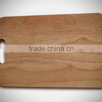 High quality best selling eco friendly Rectangular Natural Rubberwood Cutting Board from Viet Nam