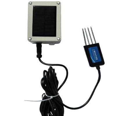 Solar Powered 8-in-1 Soil PH Moisture Temp EC Salinity NPK Lora Wireless Soil Sensor for Agriculture