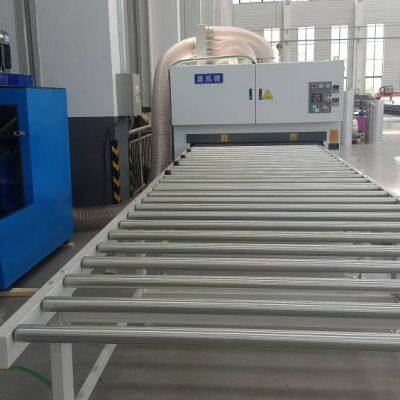 disk brush, fluffing, swinging left and right, fluffing equipment adhesion, cohesion, mechanical equipment