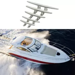 Marine Grade Hot Sale Stainless Steel Boat Cleat Dock Cleat Low Silhouette Cleat photo-2