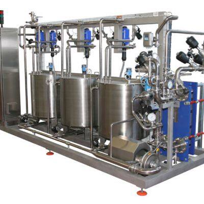 Factory Genyond Automatic CIP System Washing & Cleaning Unit CIP Tank Machine for Milk Juice Drinks Processing