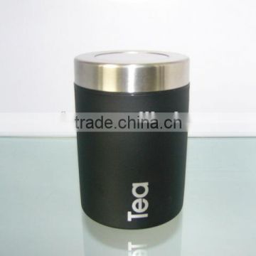 4" Stainless Steel Canister with visible lid