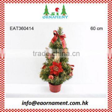 Gold Decorative Artificial Christmas Tree photo-2