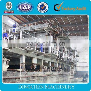 120-130 T/D, 3200mm fourdrinier type file stock paper making machine, raw material: waste paper, virgin pulp board