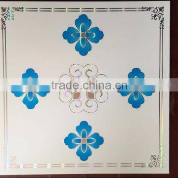 2015 hot sale in India manufacturer recomended waterproof& fireproof square 595 pvc plastic ceiling tiles bargain-priced goods