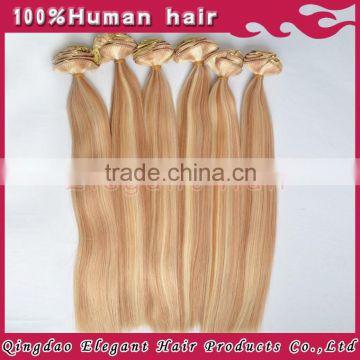 factory wholesale hair piece, one piece full head clip in hair extensions