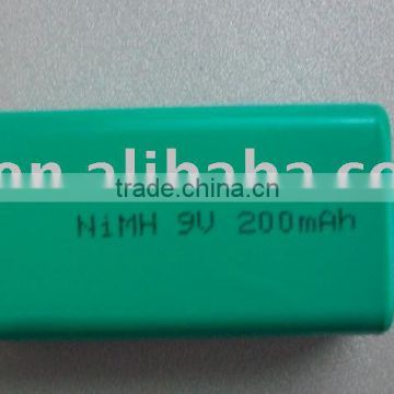 9V NIMH 200mah batteries