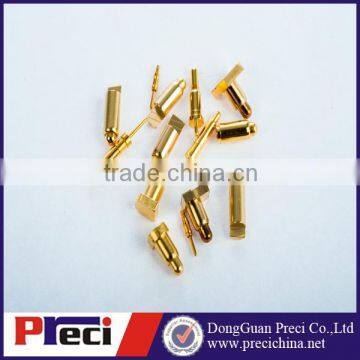 ESCO high Precision gold plated brass connector pogo Pin