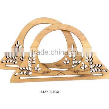 24.5*13.5 CM wood bag handle