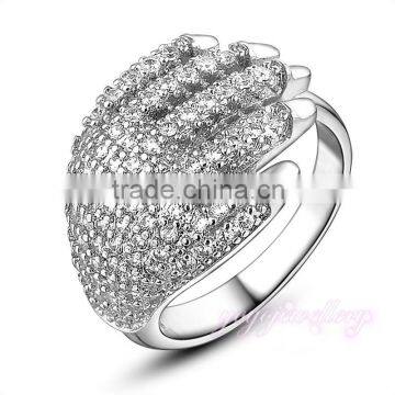 Wholesale cubic zirconia latest design models ring for women