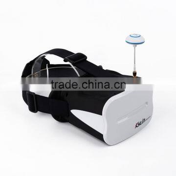 Wireless 5.8G Fullband FPV Headset Goggles 5" 3.7V Battery for Kylin Vision