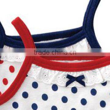 wholesale japanese underwear products kids wear inner child clothing camisole girls cotton top high quality polka dot