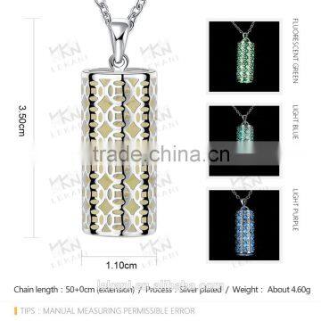 night-shine charm necklace glow in the dark necklace