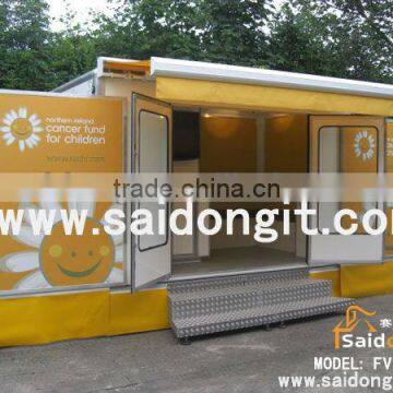 2013 Hot Sale Gourmet Coffee Cart, food van,Mobile Kitchens,mobile catering trailer